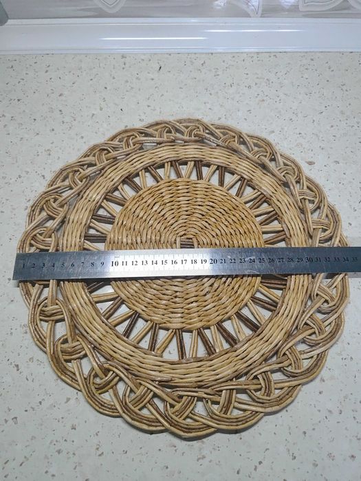 Плетеные салфетки ручной работы