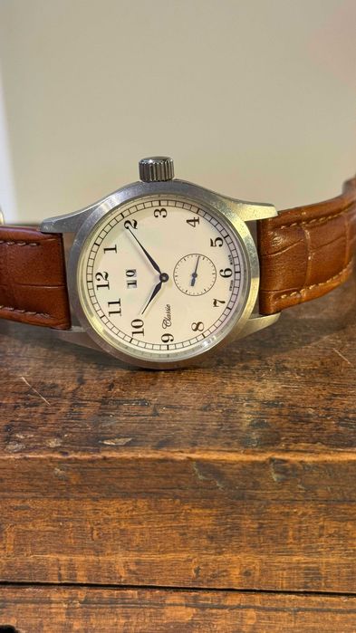 Ceas Classic calendar aviator quartz 42mm Swiss made militar