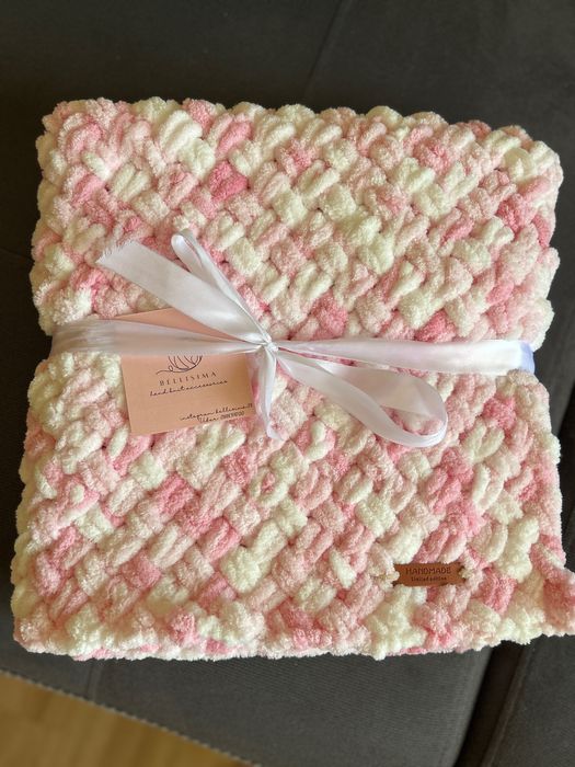 Плетено одеяло Ализе Пуфи