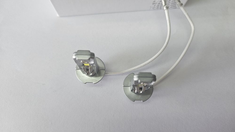 H3 led slim 1:1, оригинален размер лед крушки, слим, 28w