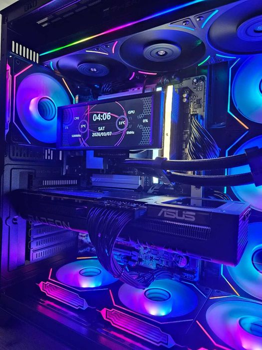 Calculator PC GAMING, INTEL ULTRA I7 265KF, 32GB DDR5, RX 9070XT 16GB