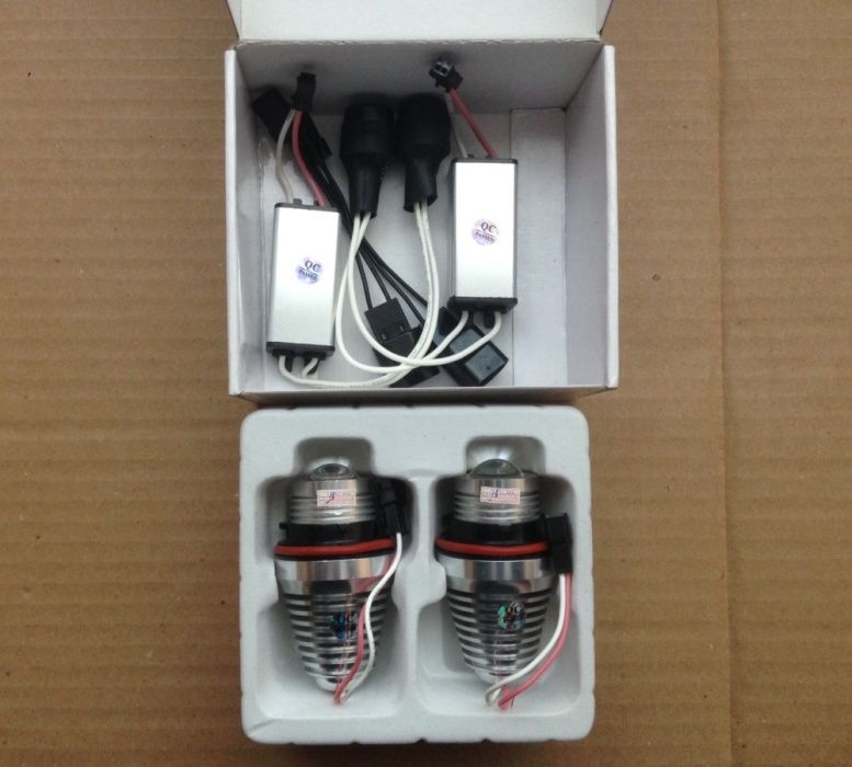 Енджъл айс БМВ Е39 М5 бял BMW E60 M5 до фейслифт 60W 530 М пакет ЛЕД М