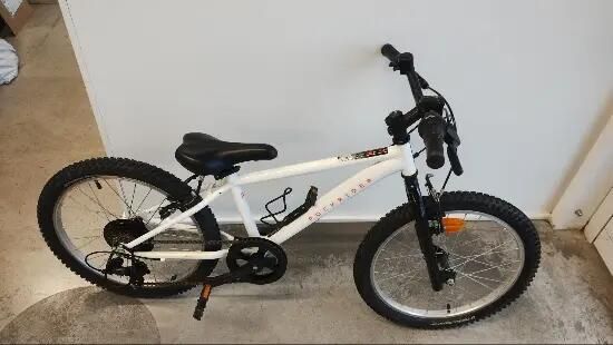 Bicicletă Mtb Explore 120 20" alb copii - (SecondHand) Decathlon