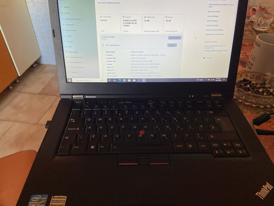 laptop lenovo think pad t420 s