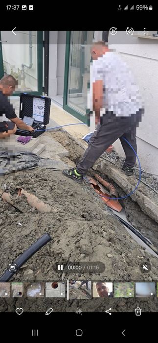 Desfundare canalizare presiune apă 250 de bari