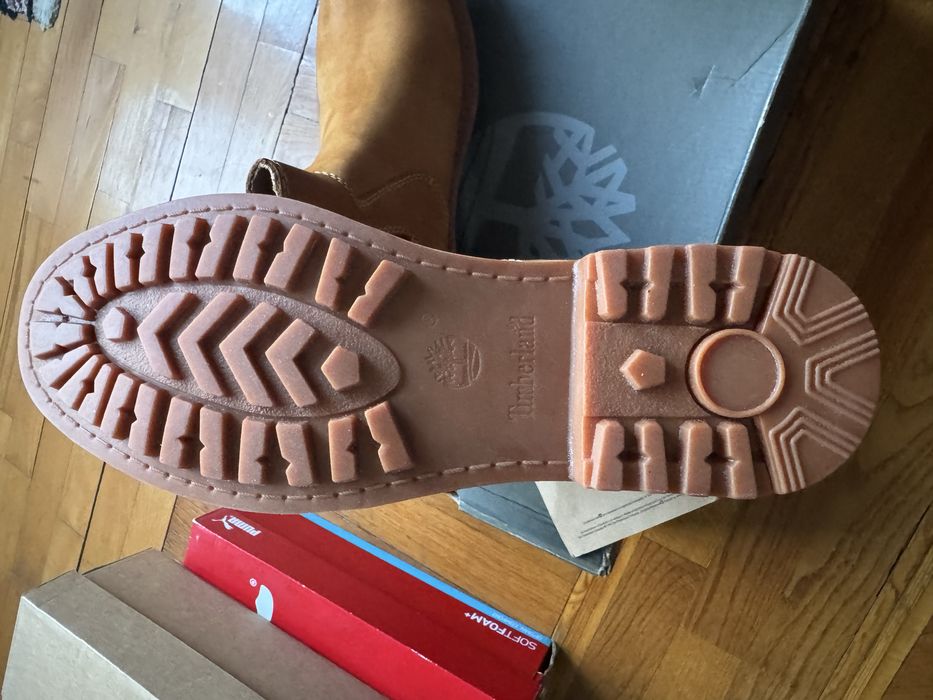 Ботинки Тимберланд челси натуральный нубук