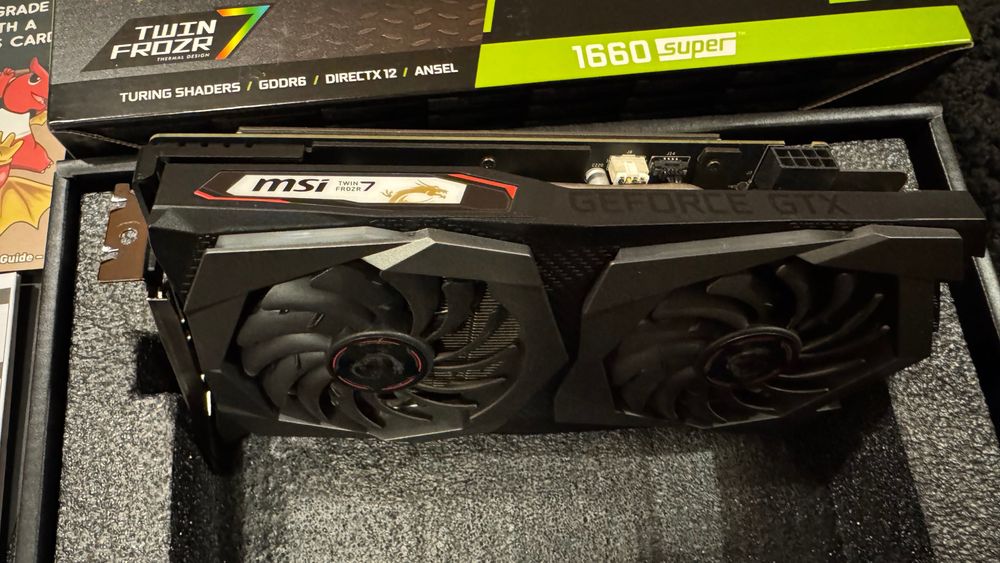 Видеокарта MSI GeForce GTX 1660 SUPER GAMING X 6G DDR6