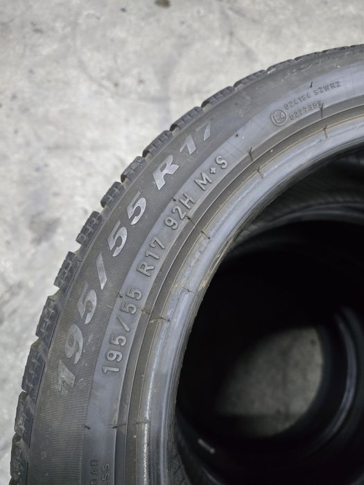 4x 195/55/17 M+S PIRELLI 2018 Stare excelentă