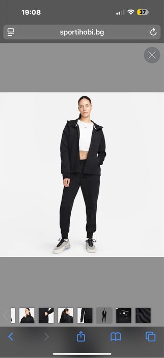 Nike tech fleese sweatshirt woman - размер S