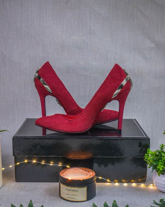 Cesare Paciotti – Red Suede Pumps