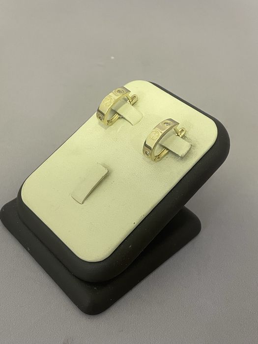 Серьги Van cleef с бриллиантами/РАССРОЧКА/СА 90559