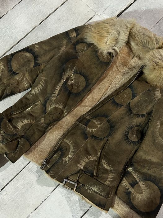 Дубленка женская с рисунком, EROS