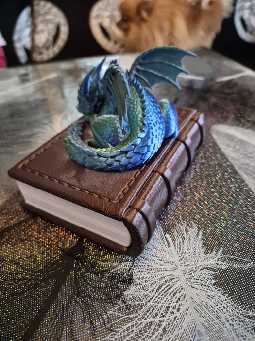 Кутийка книжка със спящ дракон