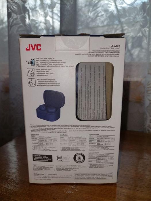 Безжични слушалки JVC HA-A10T - с кристален звук, почти нови