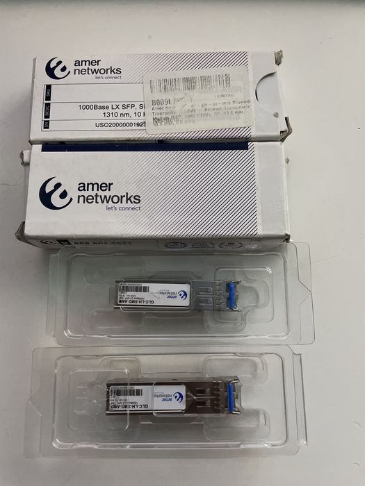 Modul SFP Gigabit Cisco Compatibil - Amer Networks GLC-LH-SMD-AMR (Noi/Testate)