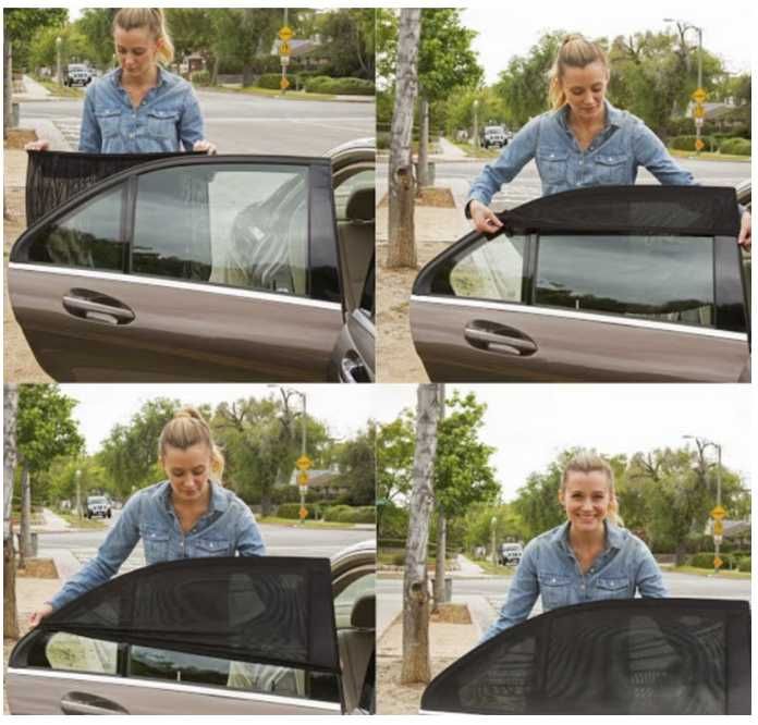 Сенници/Мрежи за странични стъкла на автомобил - 2 броя