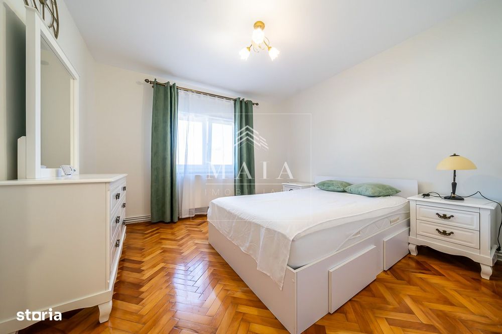 Apartament 3 camere decomandate, renovat, etaj 1, zona centrala