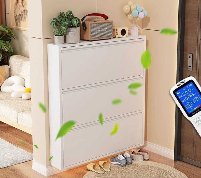 Настенная обувница/минималистичная/тонкие линии/мягкие углы