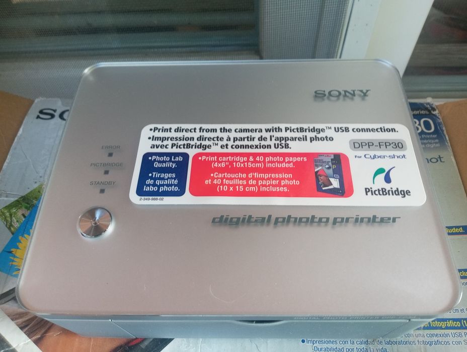 Sony digital photo printer