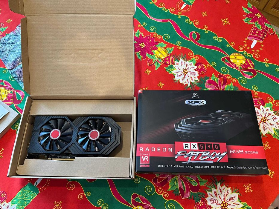 Видеокарта XFX RX590 Fatboy 8GB