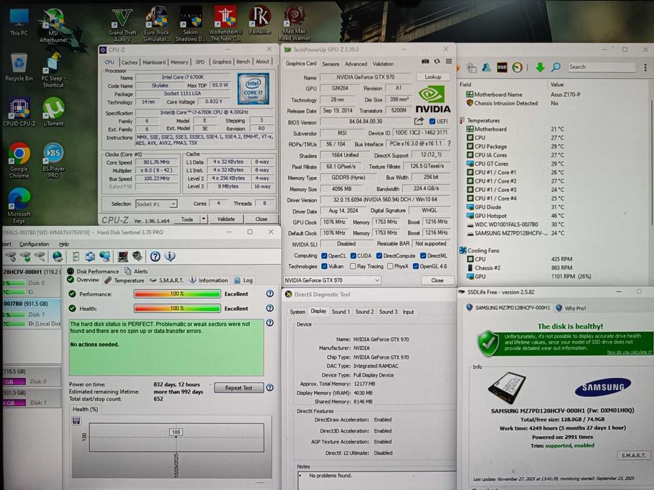 Unitate PC Gaming i7 6700K 4.2Ghz/16GB DDR4/GTX970 4GB GDDR5/SSD/HDD