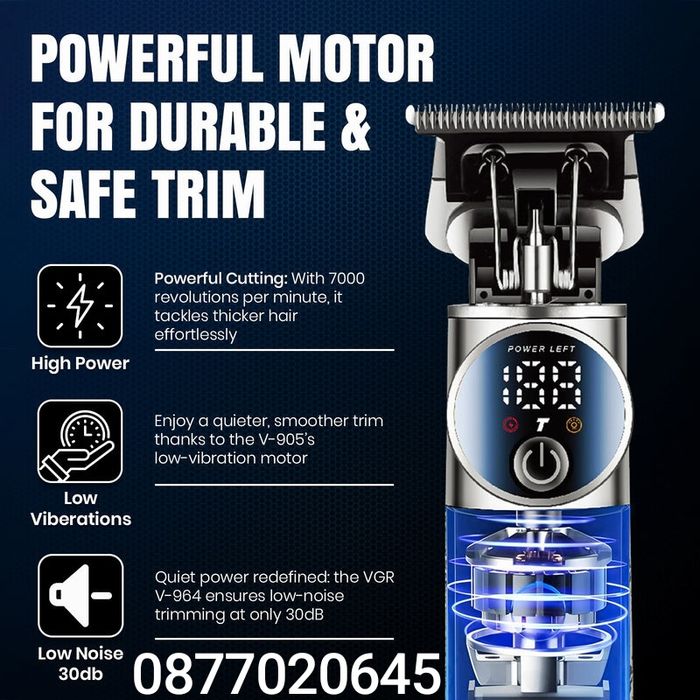 Професионална машинка за подстригване VGR-942