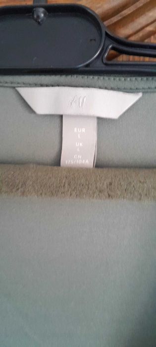 Rochie h&m gri, mâneci trei sferturi