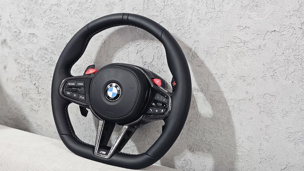 Volan Sport Tesit  M Bmw G30 G31 Carbon, Padele Piele Nappa Premium