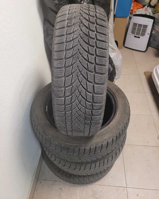Продавам 4 бр. летни GITI SYNERGY и 4 бр. зимни гуми DAYTON 195/55/16