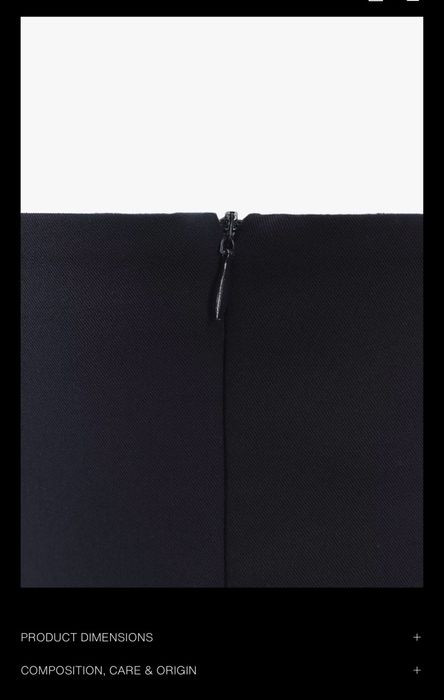 Тъмно синя рокля Zara с колан