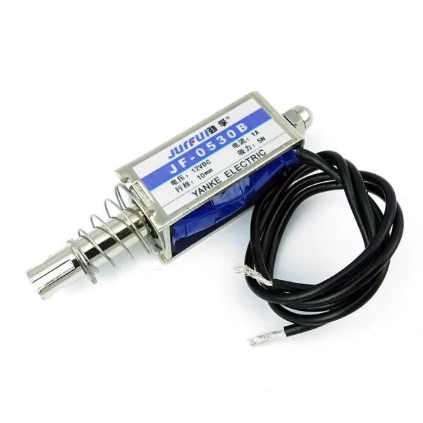 JF-0530B Притеглящ електромагнит 12V 0.5kg 5N