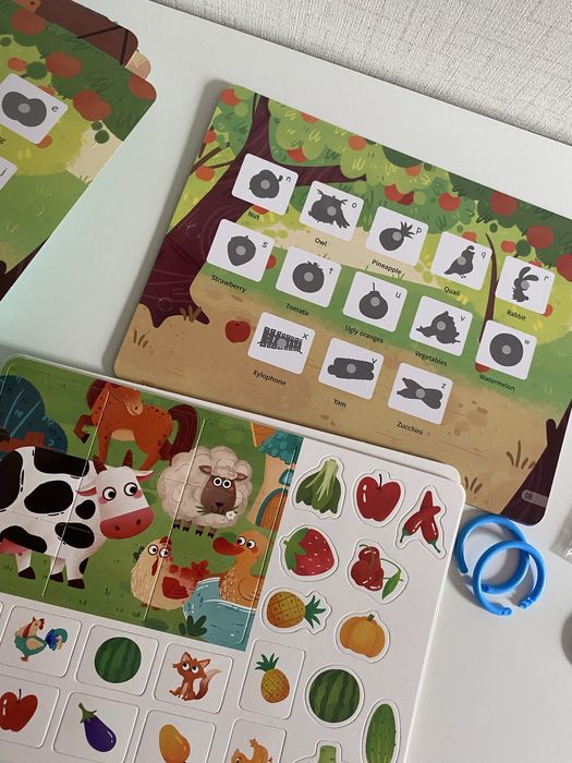 Образователна книга Ферма с дидактични игри