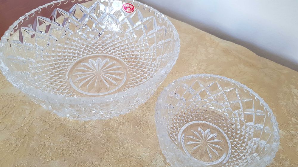 Set boluri cristal Bohemia 7 piese