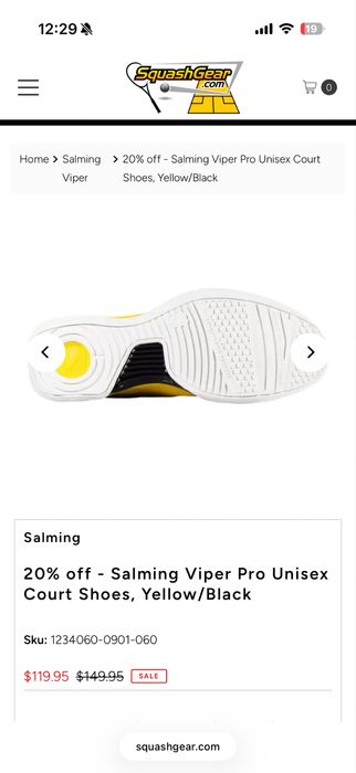 Кроссовки Salming