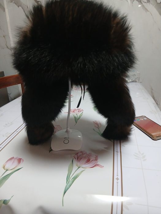 Шапка ушанка норковая
