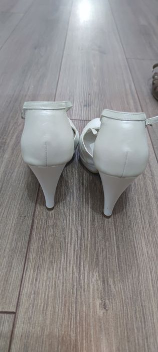 Pantofi piele, toc 10 cm, nr.35