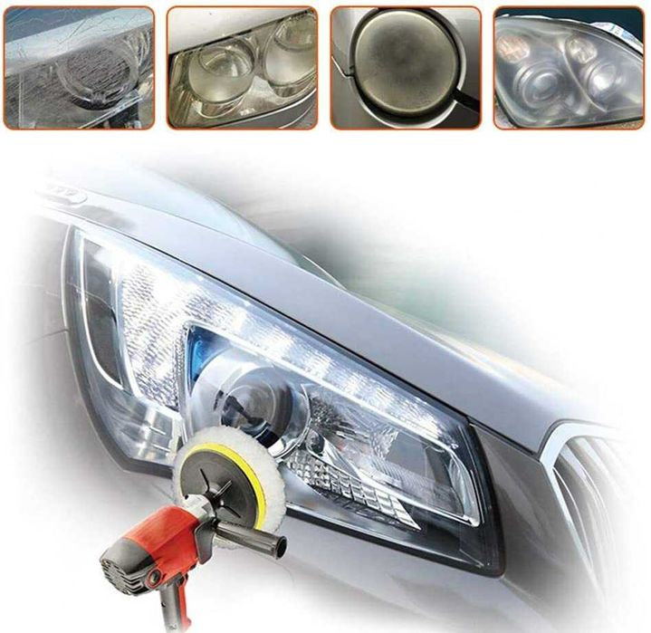 Ремонтен комплект за полиране на фарове или за ръчно полиране на фарове - Visbella