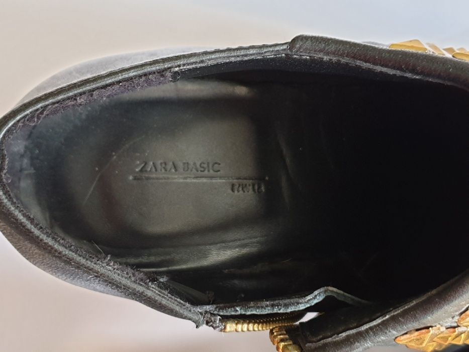 Botine cu toc Zara mar. 39