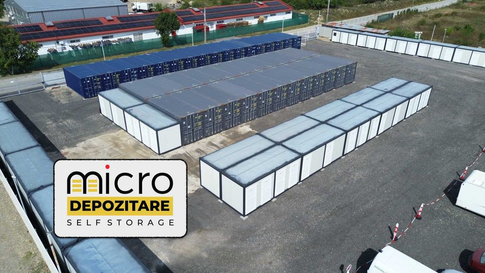 Spatiu Boxa Container Depozitare 1mp 3.5mp 5mp 7,5mp 15mp self storage