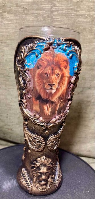 Ръчно декорирана халба за бира