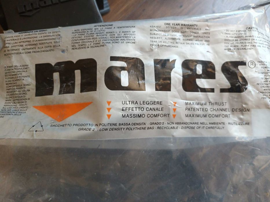 Впдолазни плавници MARES. Неупотребявани.