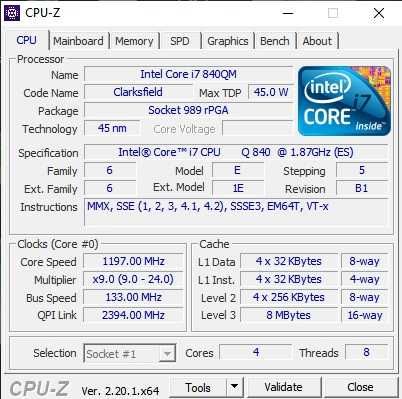 Dell Precision M6500 – 17" i7-840QM/32 GB RAM/1 GB VRAM + Power Supply 240W