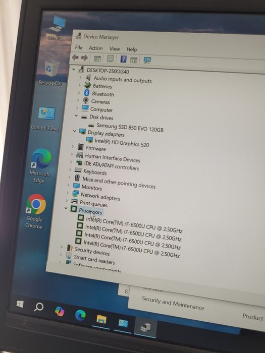 Laptop Fujitsu Lifebook E746 intel i7 gen 6 ssd