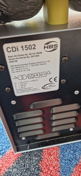 Hbs cdi  aparat sudura bolțuri