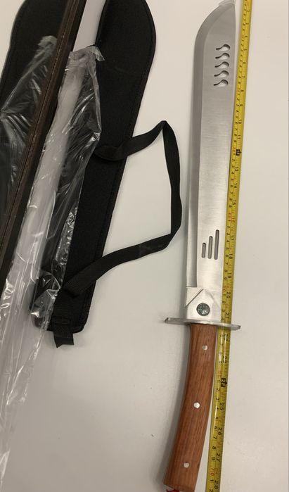 Sabie tip maceta cu busola 70cm husa cadou colectionari pescuit