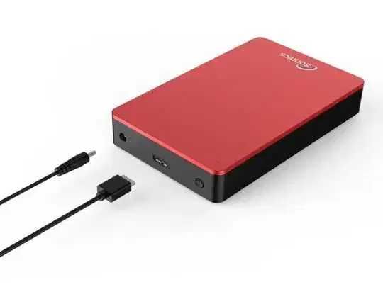 Hard disk extern portabil,SONNICS ,4TB,rosu,gri și albastru,sigilat