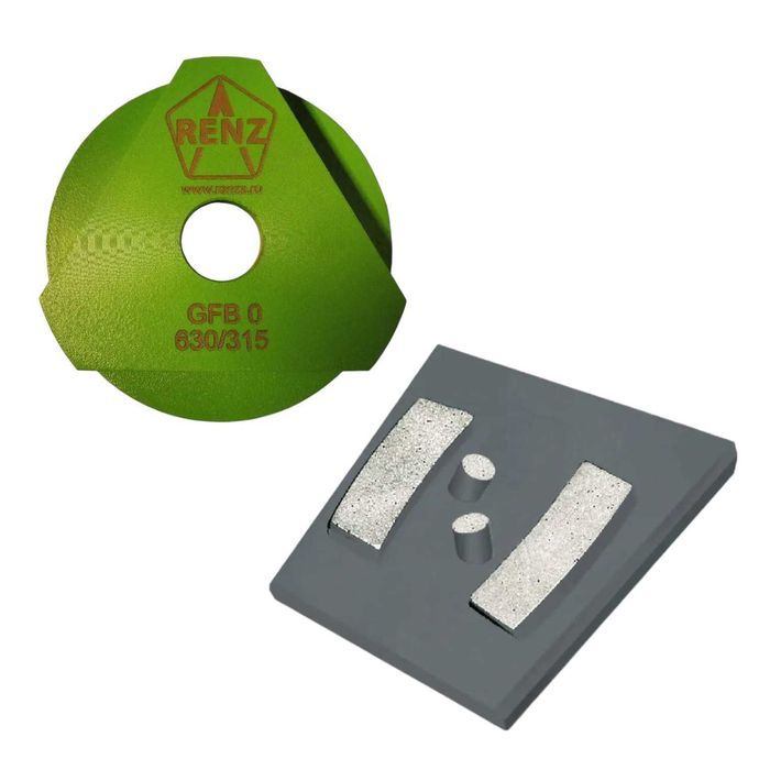 Фреза и франкфурт для мозаичных шлифовальных машин БЕТОН Фреза