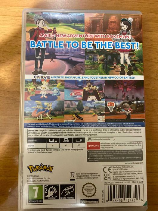 Pokemon Sword за Nintendo Switch
