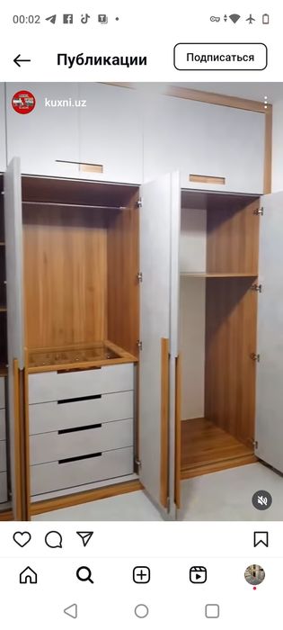 Oshxona mebellari xar hil turdagi mebellar 10 kun muttada