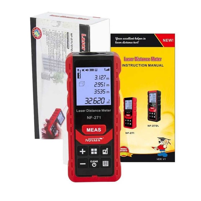 Лазерна ролетка 70м мощен лазер калкулатор метър нивелир рулетка нивел